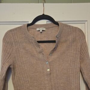 Madewell Ribbed Sweater NWOT